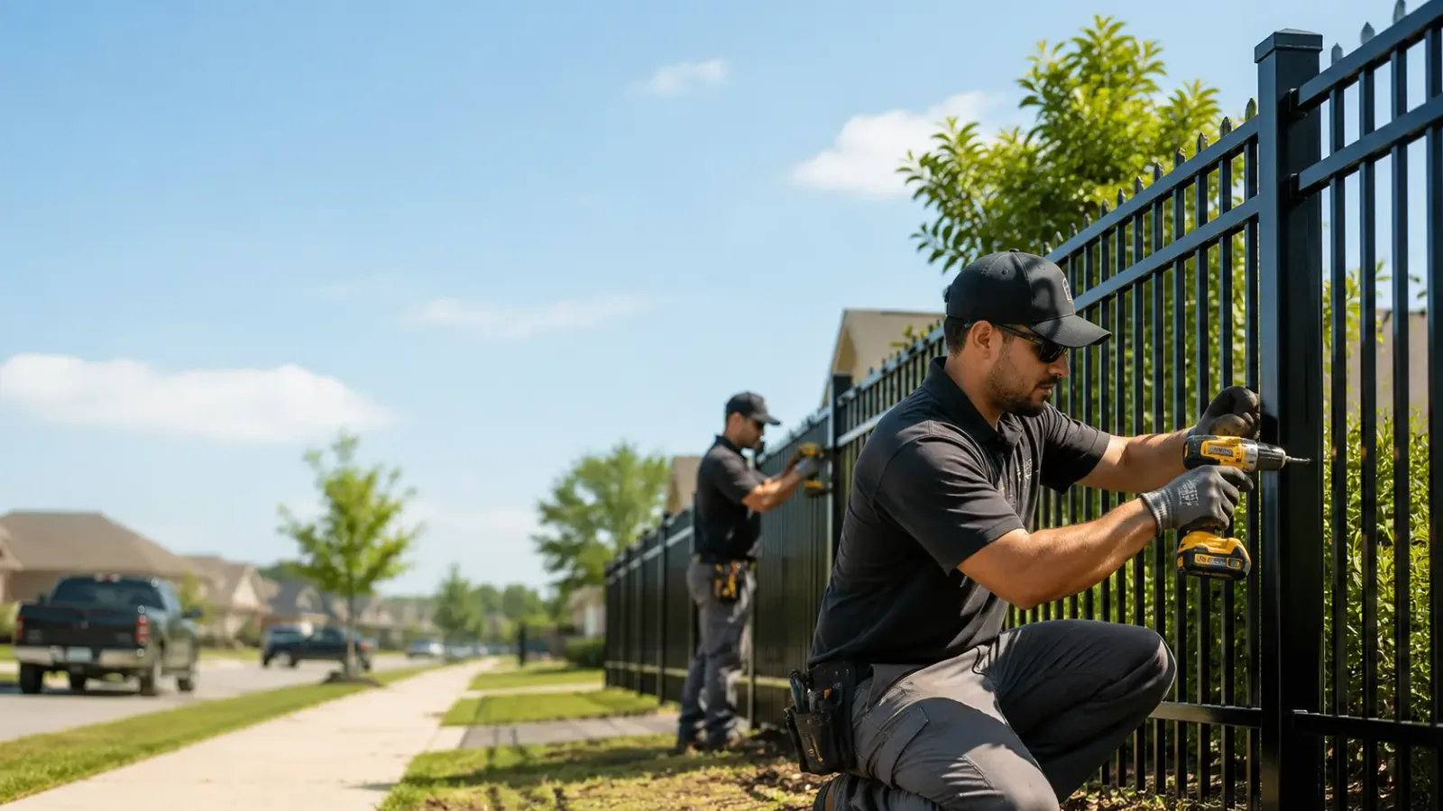 Metal Fence Installation in Covington, LA